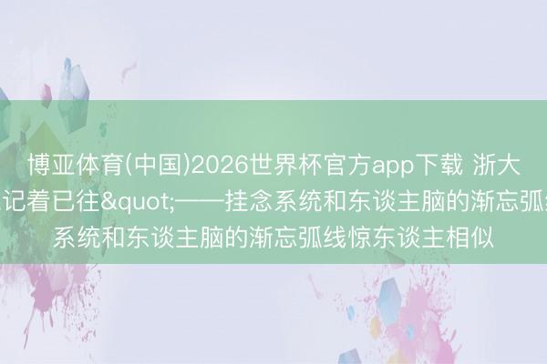 博亚体育(中国)2026世界杯官方app下载 浙大让AI视频"记着已往"——挂念系统和东谈主脑的渐忘弧线惊东谈主相似
